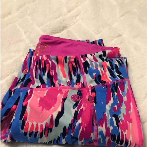 EUC Lily Pultizer Callie Luxletic Weekender Leggings UPF Free Spirit Print - Picture 2 of 10